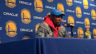 Durant: "Late in the game, we gotta stick to what we've been doing…PNR, we shoulda stayed w/ that"
