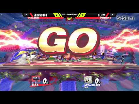 September '17 Ranbat - SebPro101 (R.O.B) vs Yehya (Meta Knight) - Pools Game 1