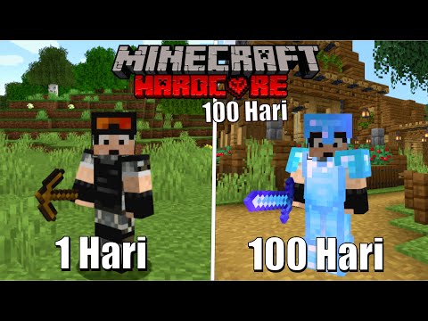 I Survive 100 Days In Minecraft Hardcore... [Minecraft Hardcore Indonesia]