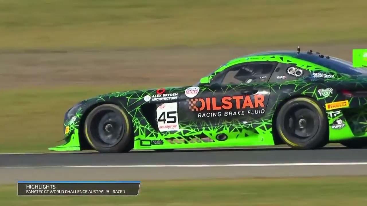 Fanatec GT World Challenge Australia powered by AWS - Round 2, The Bend - Race 1 Highlights