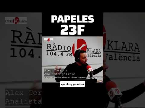 Desclasificación documentos golpe de Estado 23F #politica #españa #psoe #monarquia #democracia