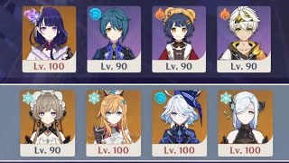 【原神】Ver.Luna Ⅶ 螺旋12層 雷電ナショナル＆凍結ローネで星9攻略【Genshin Impact】