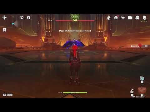 Diluc vs Childe (No damage taken)