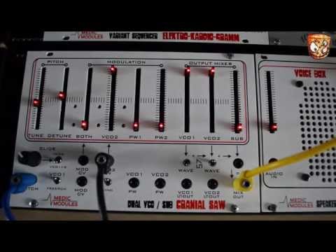 Medic Modules dual VCO eurorack module overview