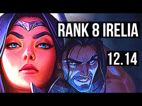 IRELIA vs SYLAS (TOP) | 7 solo kills, Rank 8 Irelia, 1.2M mastery, 14/3/6 | EUW Challenger | 12.14