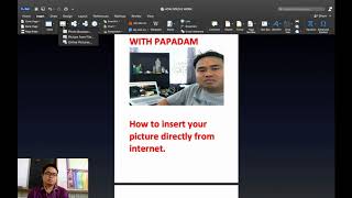 How to insert picture in MS Word from internet