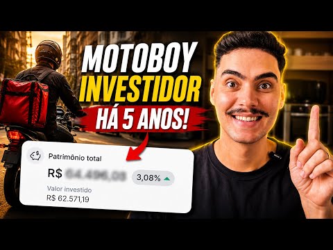 Como um entregador construiu uma carteira de R$ 100 mil