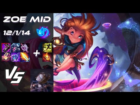 MID Zoe vs Orianna - EU Challenger Patch 26.1