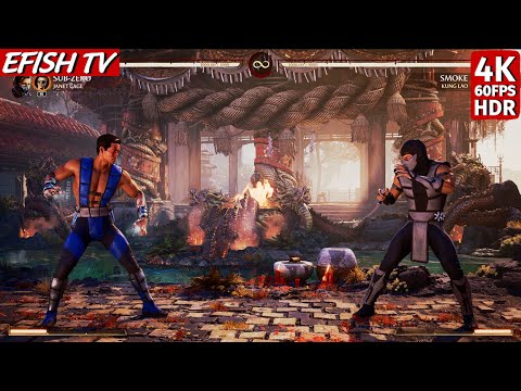MK3 Sub-Zero vs UMK3 Smoke (Hardest AI) - Mortal Kombat 1 | 4K 60FPS HDR