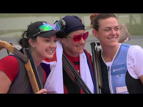 Zuzana Rehák-Štefečeková wins first gold for Slovakia in Shooting Women's trap
