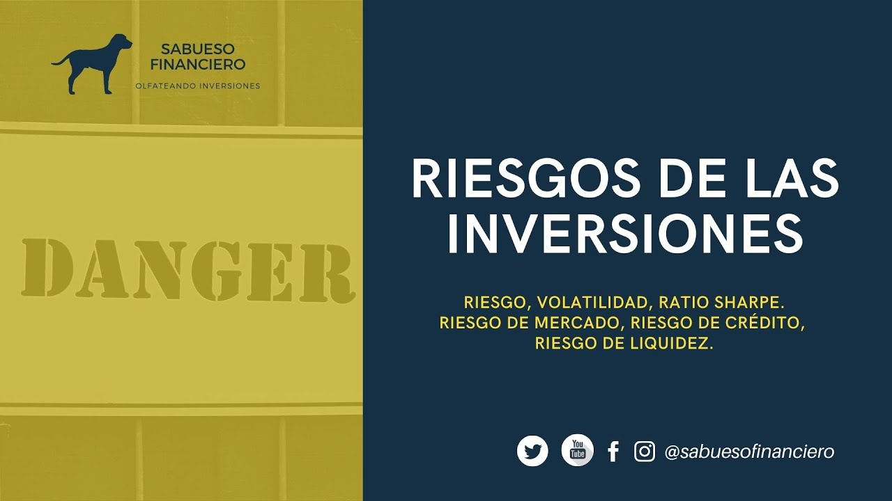 MASTER CLASS RIESGOS DE INVERTIR: RIESGO DE MERCADO, LIQUIDEZ, CRÉDITO, VOLATILIDAD, RATIO DE SHARPE