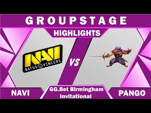 NAVI vs PANGO Group Stage GG.Bet Birmingham Invitational 2019 Highlights Dota 2