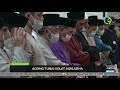Agong Tunai Solat Aidiladha