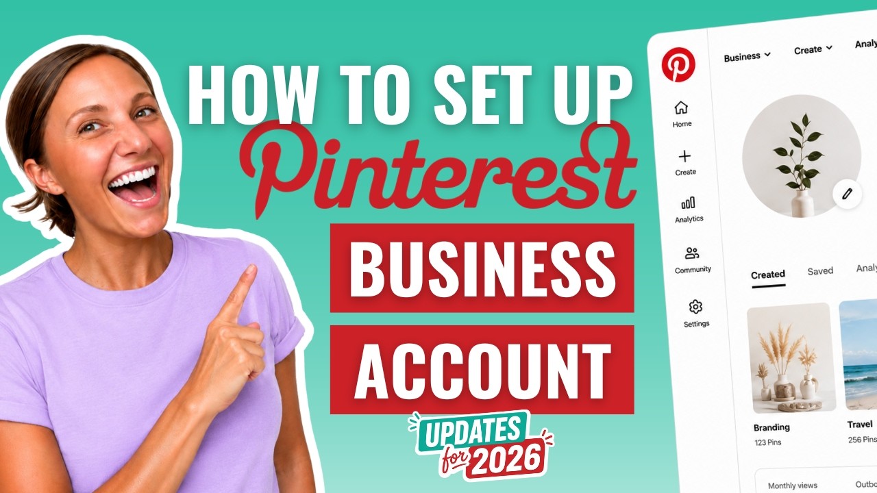 How to Set Up a Pinterest Business Account (Step-by-Step 2026) thumbnail