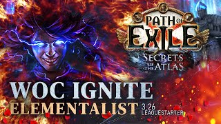 MELT Through Maps with BARELY ANY CURRENCY!! - Wave of Conviction Ignite Elementalist [PoE 3.26]