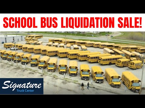 School Bus Liquidation Sale - HUGE SELECTION TO CHOOSE FROM! - Signature Truck Center