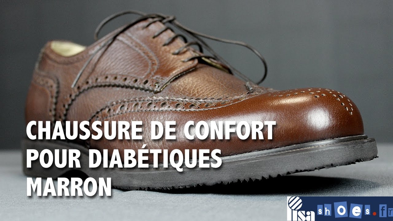 CHAUSSURE DIABÉTIQUE POUR PIEDS SENSIBLES EN CUIR