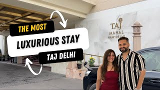 Luxury apartment stay at Taj Hotel Delhi | Relaxing Music | 4K Walking Tour