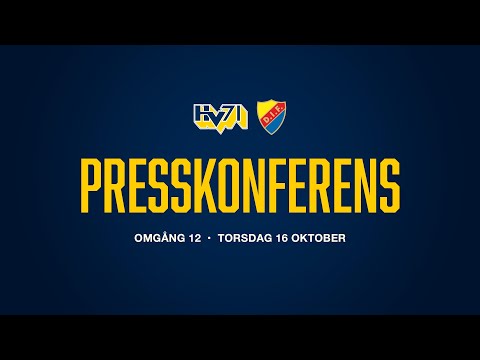Presskonferens HV71–Djurgårdens IF
