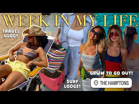 hamptons weekend VLOG with my boyfriend 🏝️🍹⛱️🌞 🌊