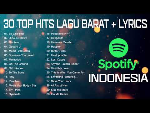 SPOTIFY TOP HITS INDONESIA 2021 - 40 TOP HITS LAGU BARAT