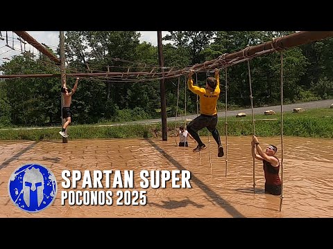 Spartan Race Super Poconos 2025 (All Obstacles)