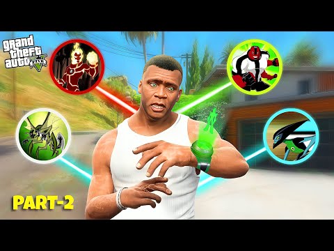 Franklin Upgrades EVERY Superhero Using the Magical Watch in GTA 5 | Part 2