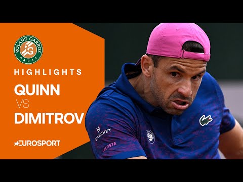 Ethan Quinn vs Grigor Dimitrov | Round 1 | French Open 2025 Highlights 🇫🇷