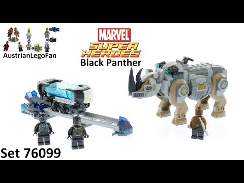 Vidéo LEGO Marvel 76099 : L'affrontement du rhino à la mine