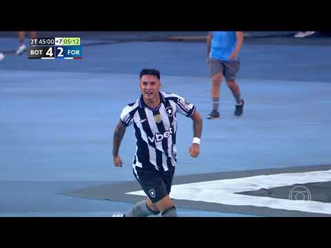 Gol de Mateo Ponte: Botafogo 4x2 Fortaleza - Brasileirão 2025 (Globo)