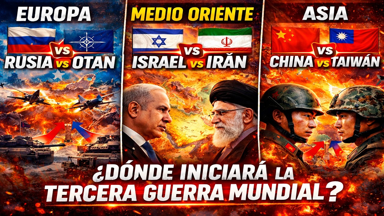 SE ESTÁ CUMPLIENDO MI PREDICCIÓN EN 2026 LOS TRES LUGARES DONDE INICIARA LA TERCERA GUERRA MUNDIAL