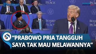 PUJIAN SETINGGI LANGIT Trump ke Prabowo di KTT BoP: Pria Tangguh, Saya Tak Mau Melawannya