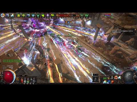 [POE] Conqueror 80+ quality more 50+ life . Elemental Hit Deadeye Wand 3.15