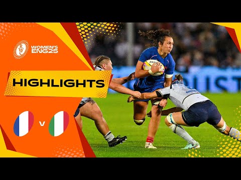 Physical Thriller 💪 | France v Italy | Rugby World Cup 2025 | Highlights