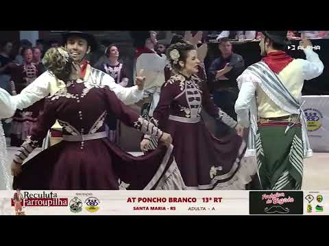 AT Poncho Branco 13ªRT [ADULTA A] - 12ª Reculuta Farroupilha 2025
