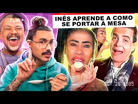 NOSTALDIVA - INÊS BRASIL (DES)APRENDE REGRAS DE ETIQUETA COM FÁBIO ARRUDA | Diva Depressão