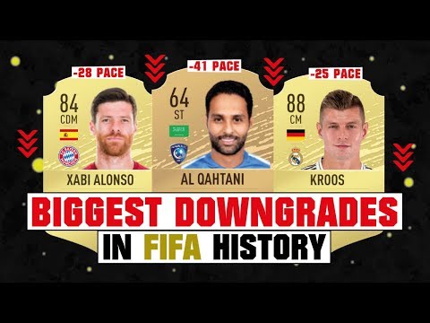 BIGGEST PACE DOWNGRADES IN FIFA HISTORY! ⬇️😱| FIFA 10 - FIFA 20