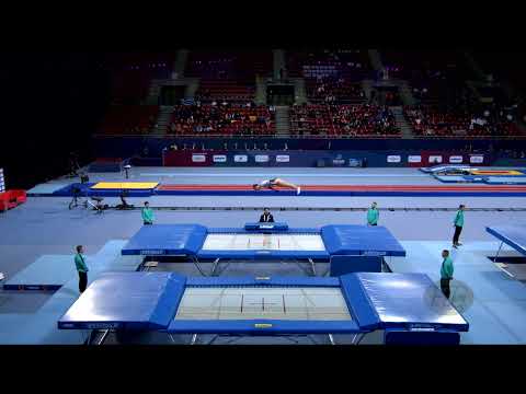 AHSINGER Nicole (USA) W - 2022 Trampoline Worlds, Sofia (BUL) - Q Trampoline Exercise 2