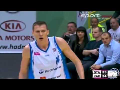 Cezary Trybański - megablok - Polpharma St. Gdański - Tauron Basket Liga