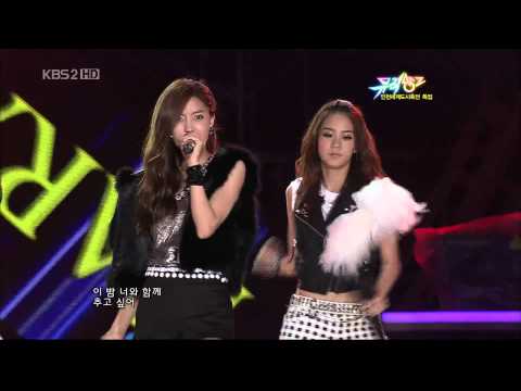 14.08.2009 [MusicB] KARA, 4minute, T-ARA, Chae Yeon: Two Of Us