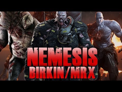 Nemesis Vs Mr X And William Birkin - (Road to Resident Evil 3 Remake)