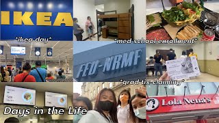 days in the life: 🏥 med school enrollment + IKEA day! 🛒 (vlog) | audrey a.