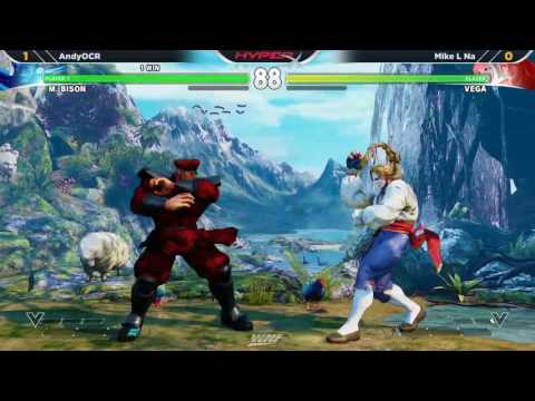 WNF SFV - Off Season 2.4 - Mike L Na (Vega) vs AndyOCR (M.Bison)