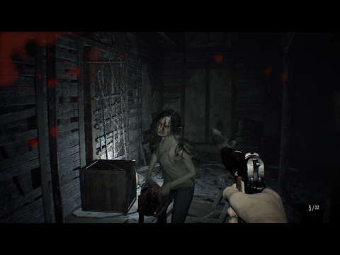 Resident Evil 7 to the attic,Finding Mia gameplay (g3220,gtx650ti)