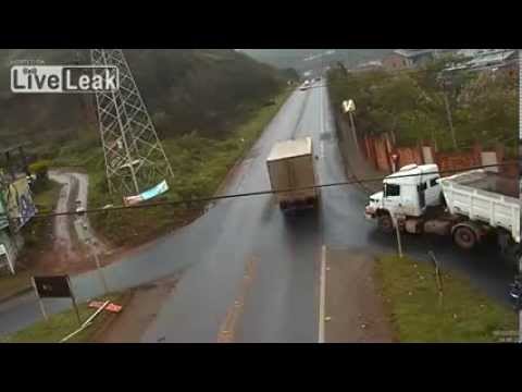 Impatient Truck is T-Boned