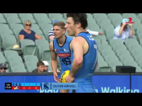 Prelim Final Hostplus SANFL Snapshot - Sturt's Oliver Grivell takes big mark