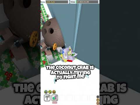 Best way to kill the coconut crab in Roblox Bee Swarm Simulator. #roblox #beeswarmsimulator