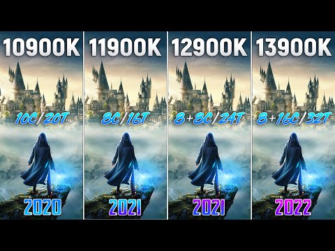 i9 10900K vs i9 11900K vs i9 12900K vs i9 13900K - Test in 8 Games