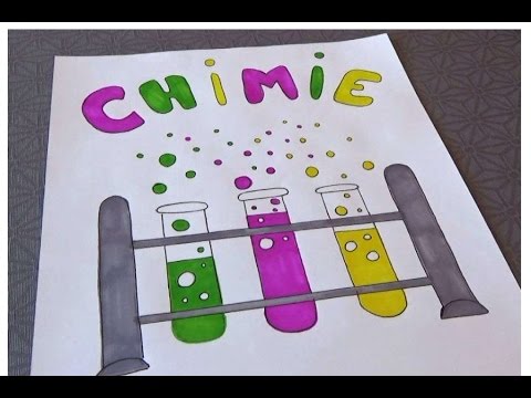 Page de garde Chimie (tubes à essai)