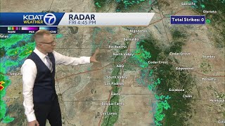 Some storms ahead of warm weekend